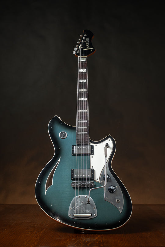 MIRIS J - Dealer LTD - Pelham Burst w/ Amber Back & Sides | Dealer Stock