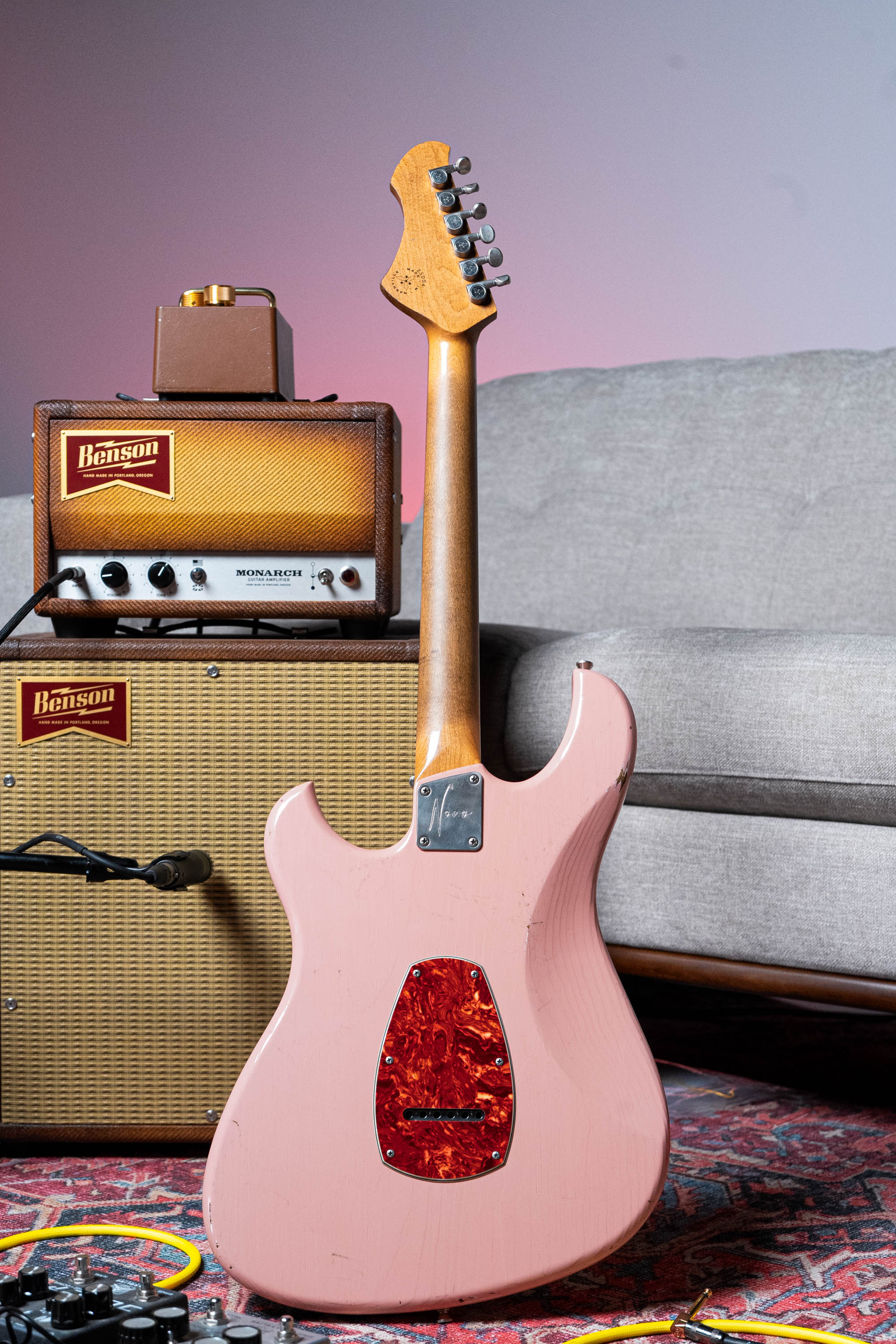 ギター Novo Guitars Idris SSS Shell Pink Novo Idris HSS in Shell Pink – Novo Guitars