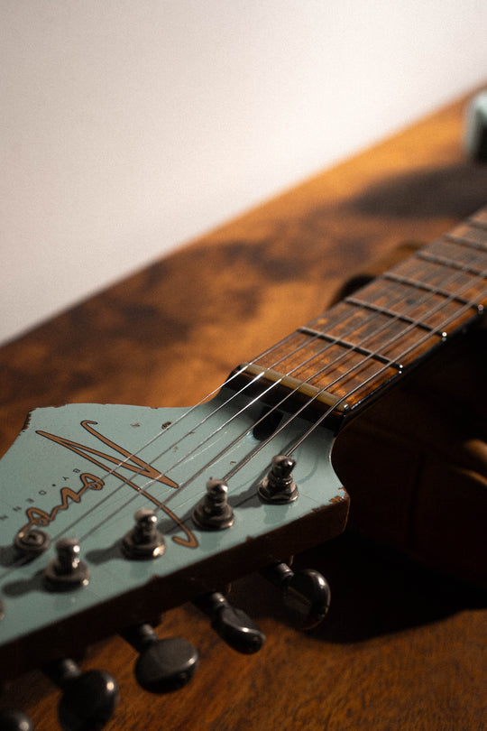 Serus J - Sonic Blue over '64 3-Tone Burst | From the Bench