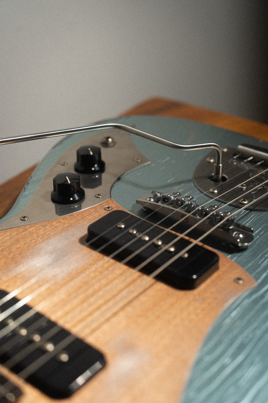 Serus J - Ice Blue Metallic over '64 3-Tone Burst | From the Bench