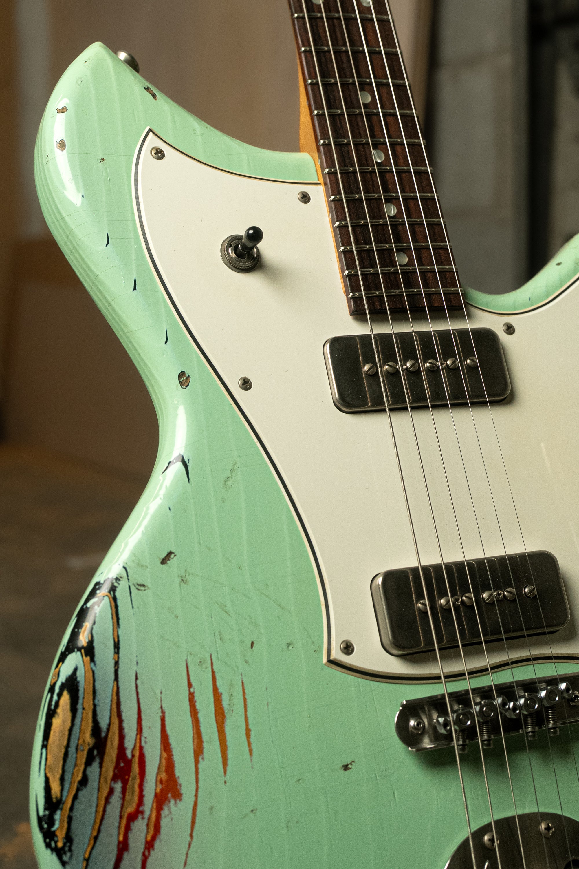 SERUS J - Surf Green over '64 3-Tone Burst | NAMM 26 – Novo Guitars