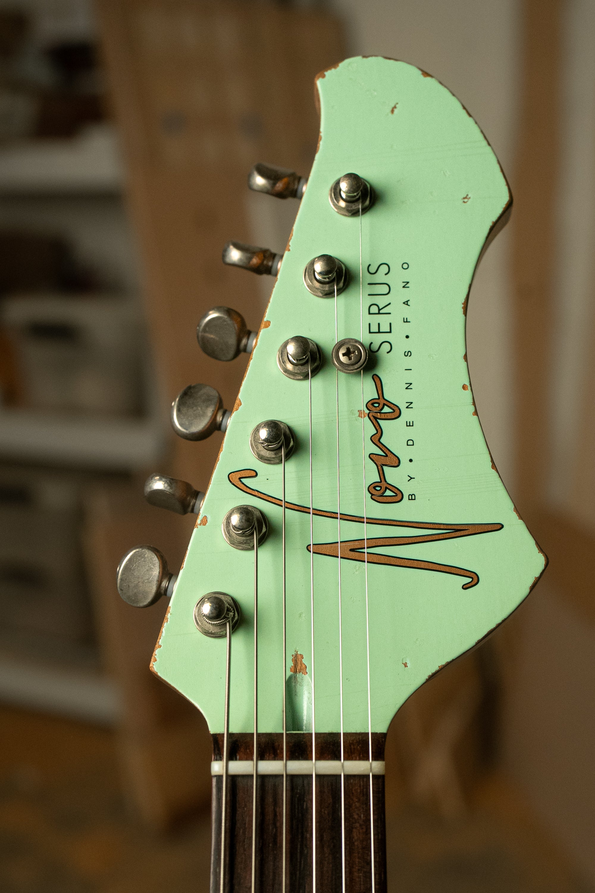 SERUS J - Surf Green over '64 3-Tone Burst | NAMM 26 – Novo Guitars