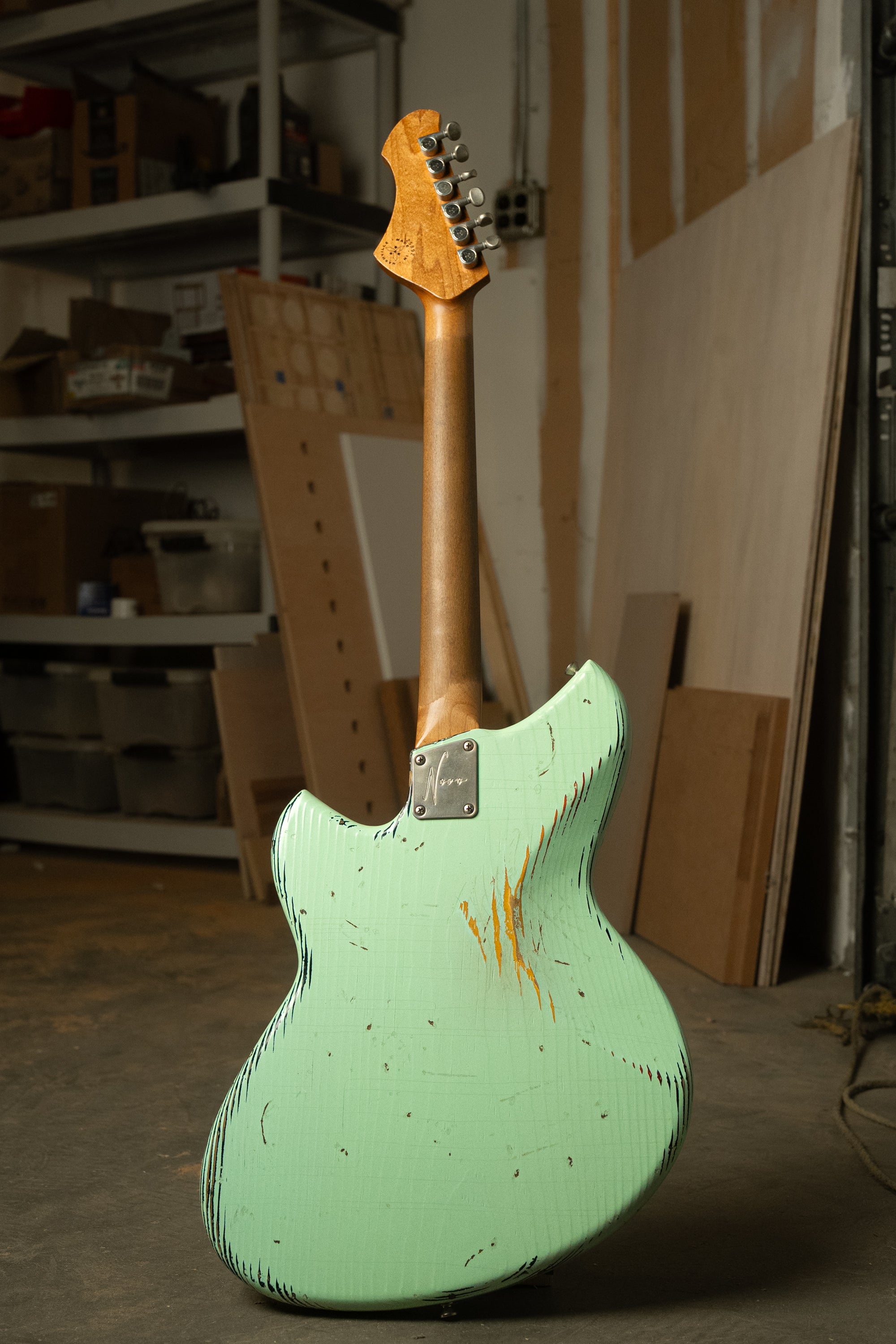 SERUS J - Surf Green over '64 3-Tone Burst | NAMM 26 – Novo Guitars