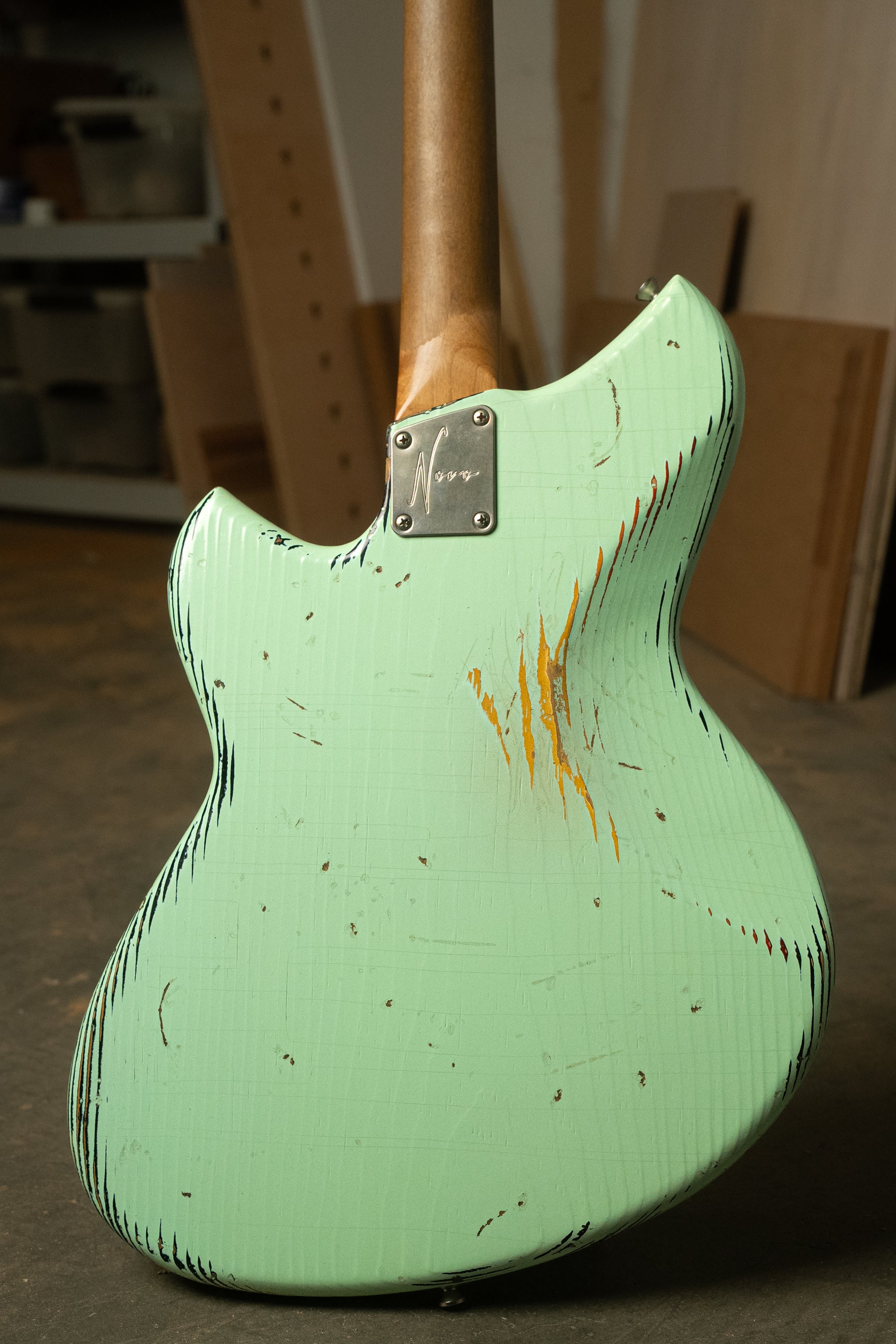 SERUS J - Surf Green over '64 3-Tone Burst | NAMM 26 – Novo Guitars SERUS J - Surf Green over '64 3-Tone Burst | NAMM 26 – Novo Guitars