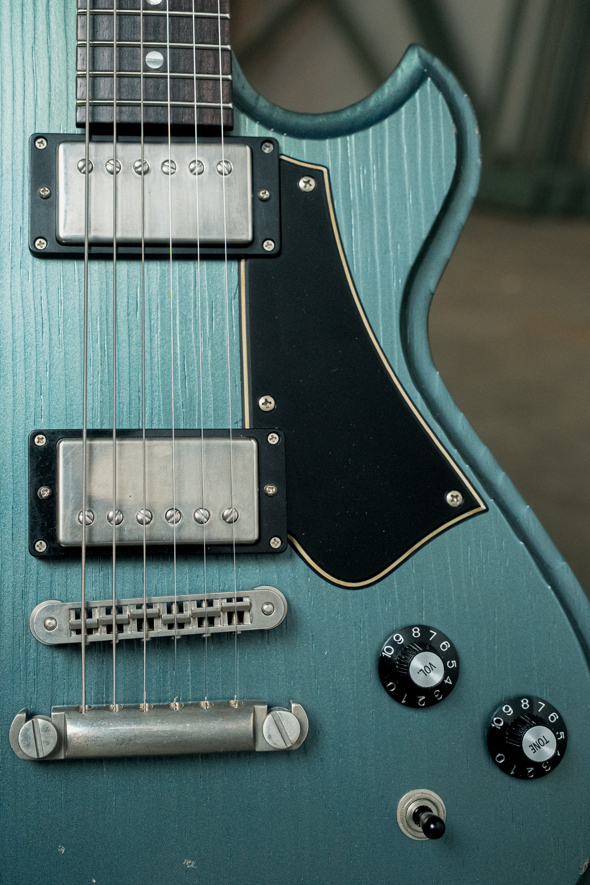 SOLUS H2 - Aged Pelham Blue | NAMM 26 – Novo Guitars