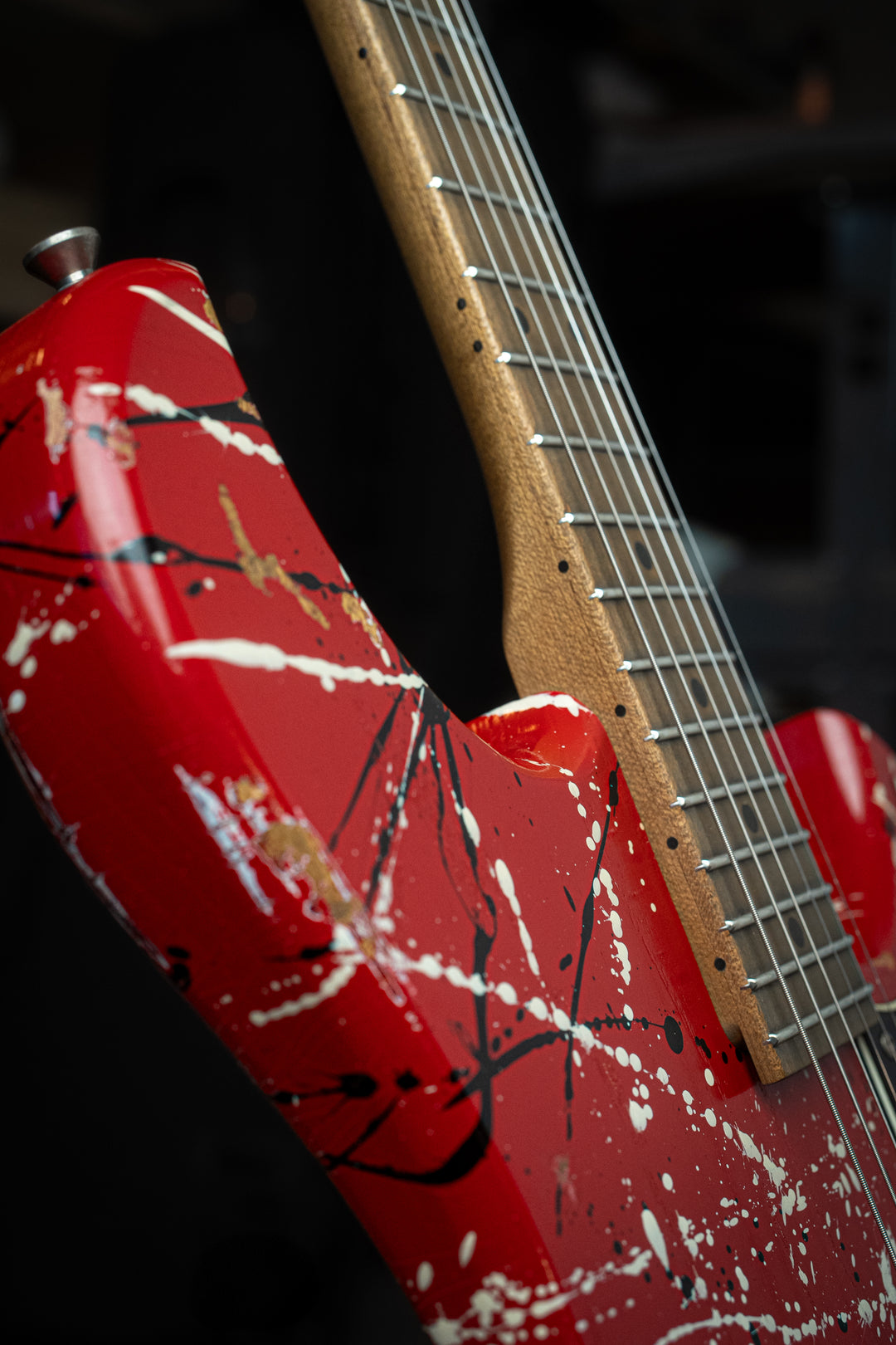 Signature IDRIS H1 - Red/Black/White Splatter | NAMM 26