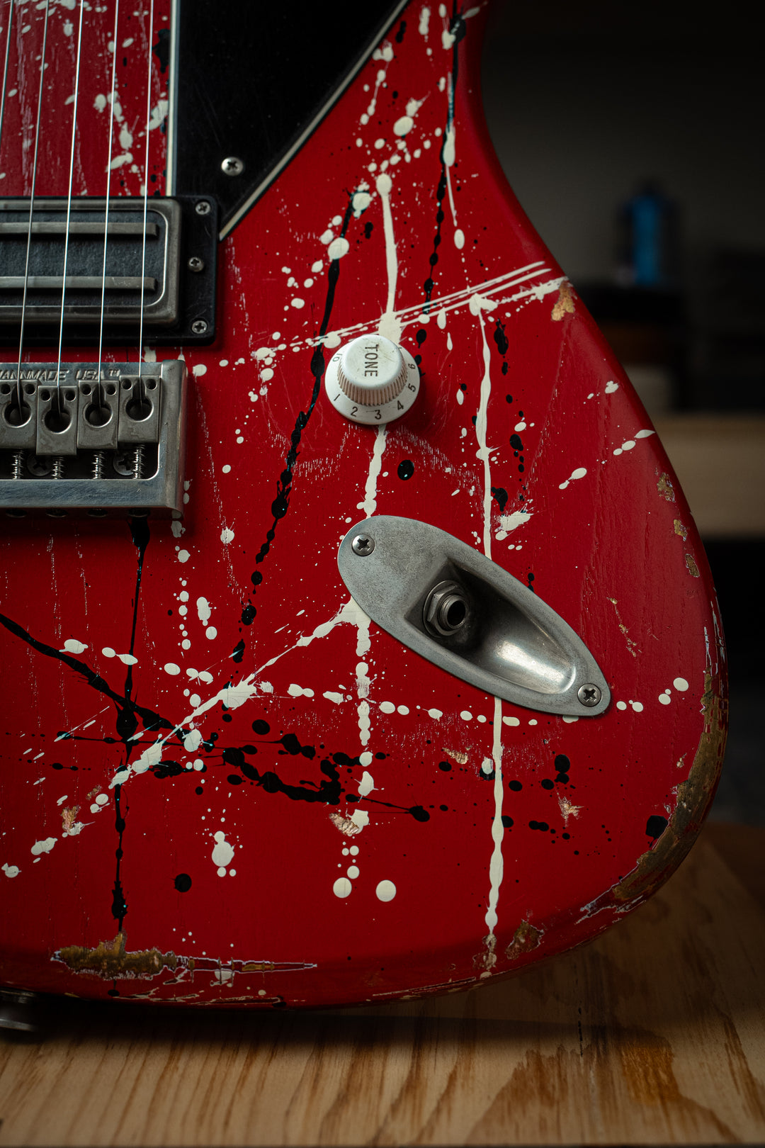 Signature IDRIS H1 - Red/Black/White Splatter | NAMM 26