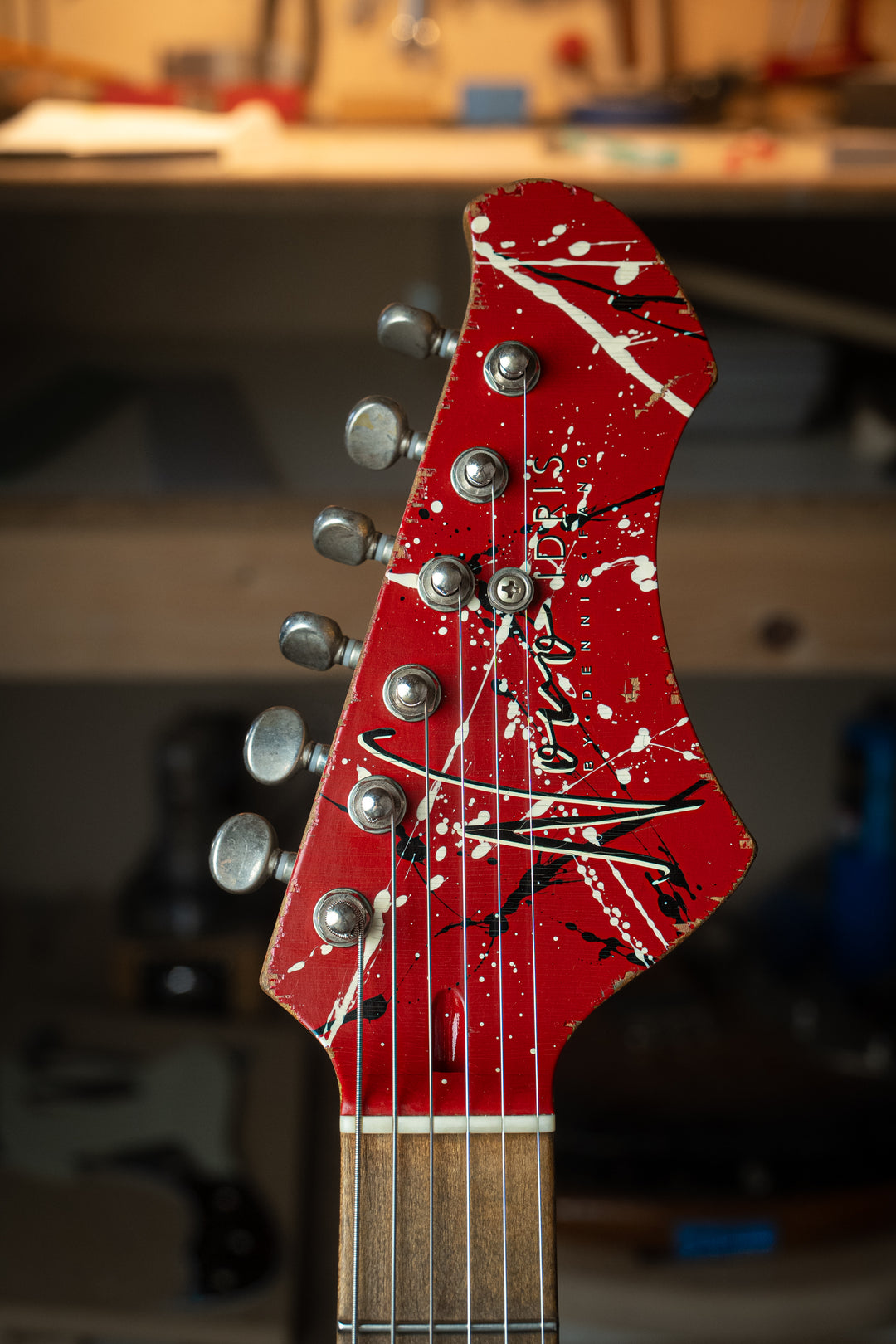 Signature IDRIS H1 - Red/Black/White Splatter | NAMM 26