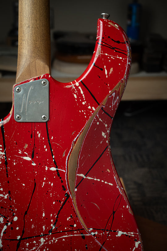 Signature IDRIS H1 - Red/Black/White Splatter | NAMM 26