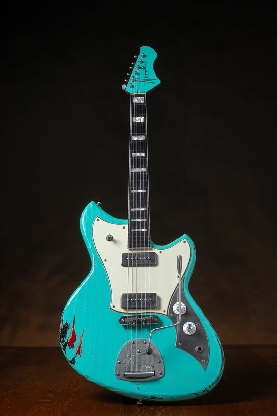 SERUS J - Custom - Foam Green over '64 3-Tone Burst | Dealer Stock
