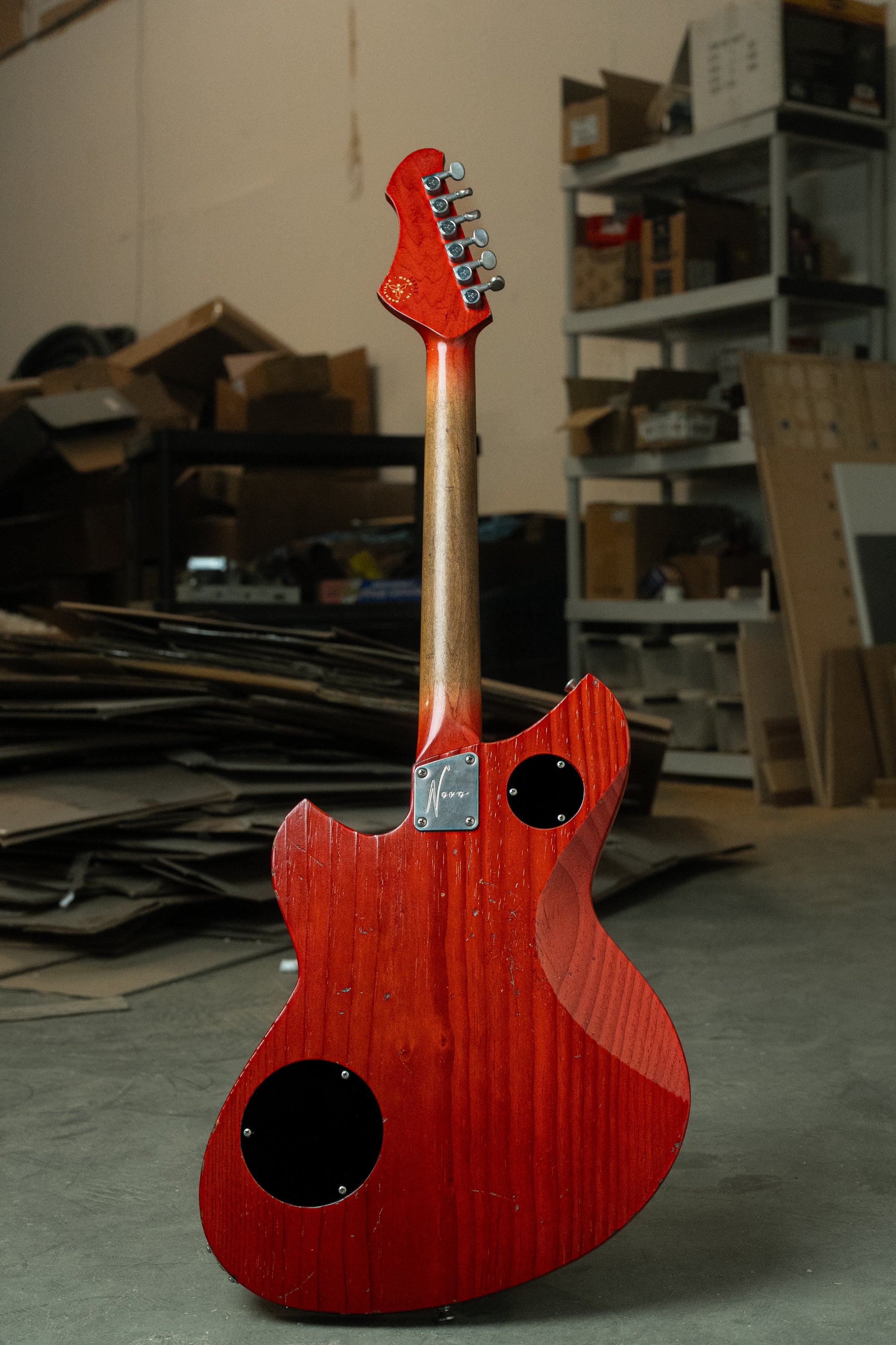 Chambered SERUS H2 - Dirty Lemon Burst | NAMM 26 – Novo Guitars