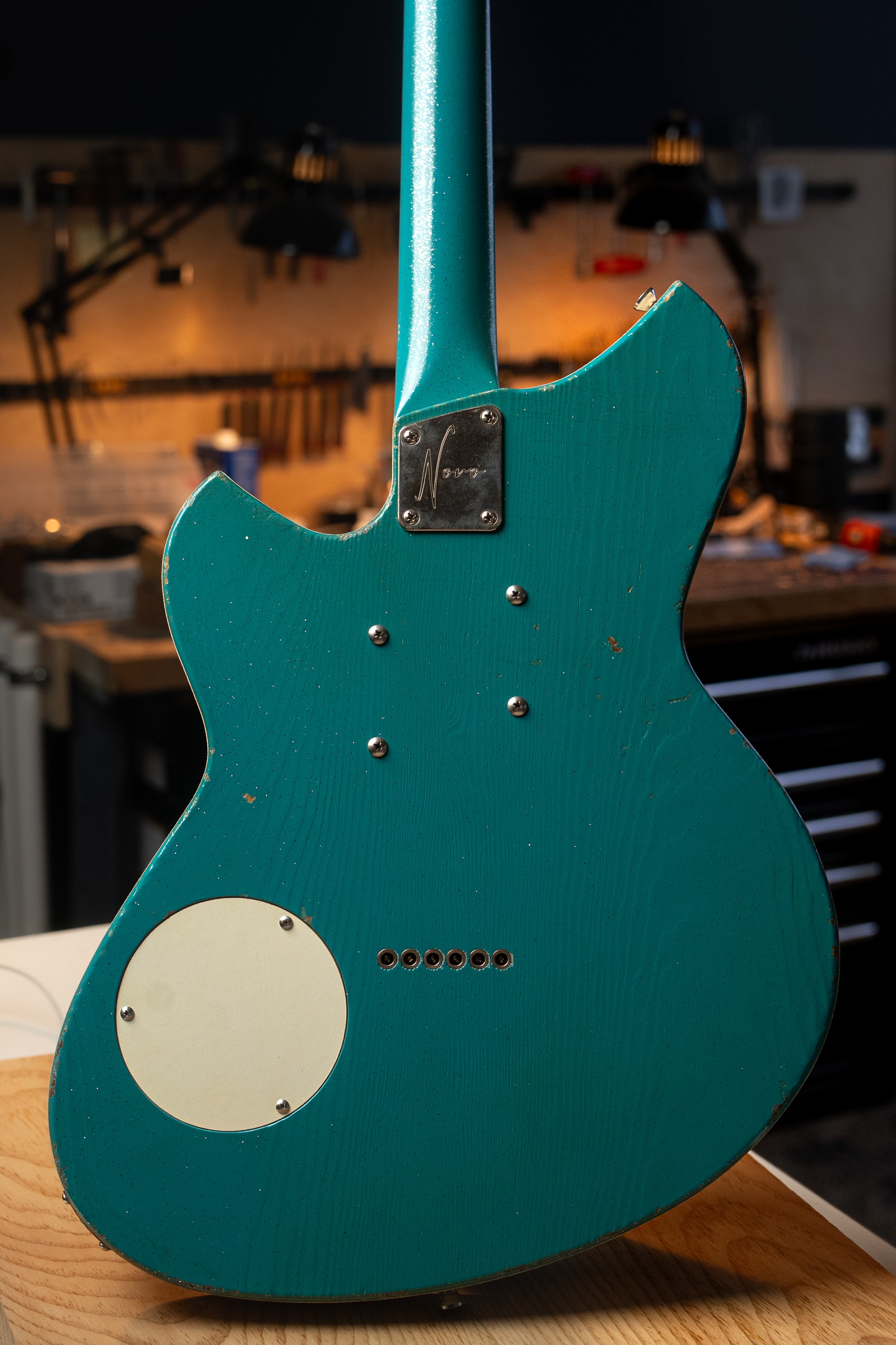 Chambered SERUS T - Taos Turquoise | Signature (3 of 3) – Novo Guitars