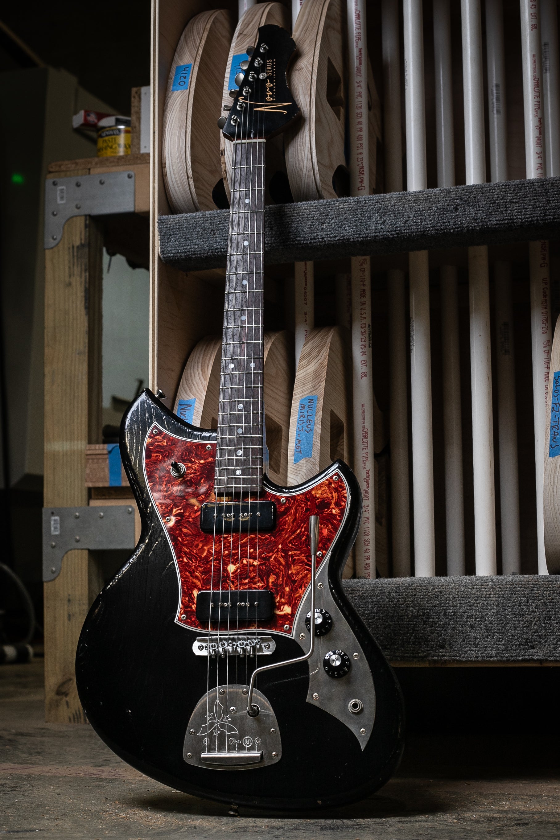 ギター Novo guitars Serus Signature Serus J - Dark Side Sparkle – Novo Guitars
