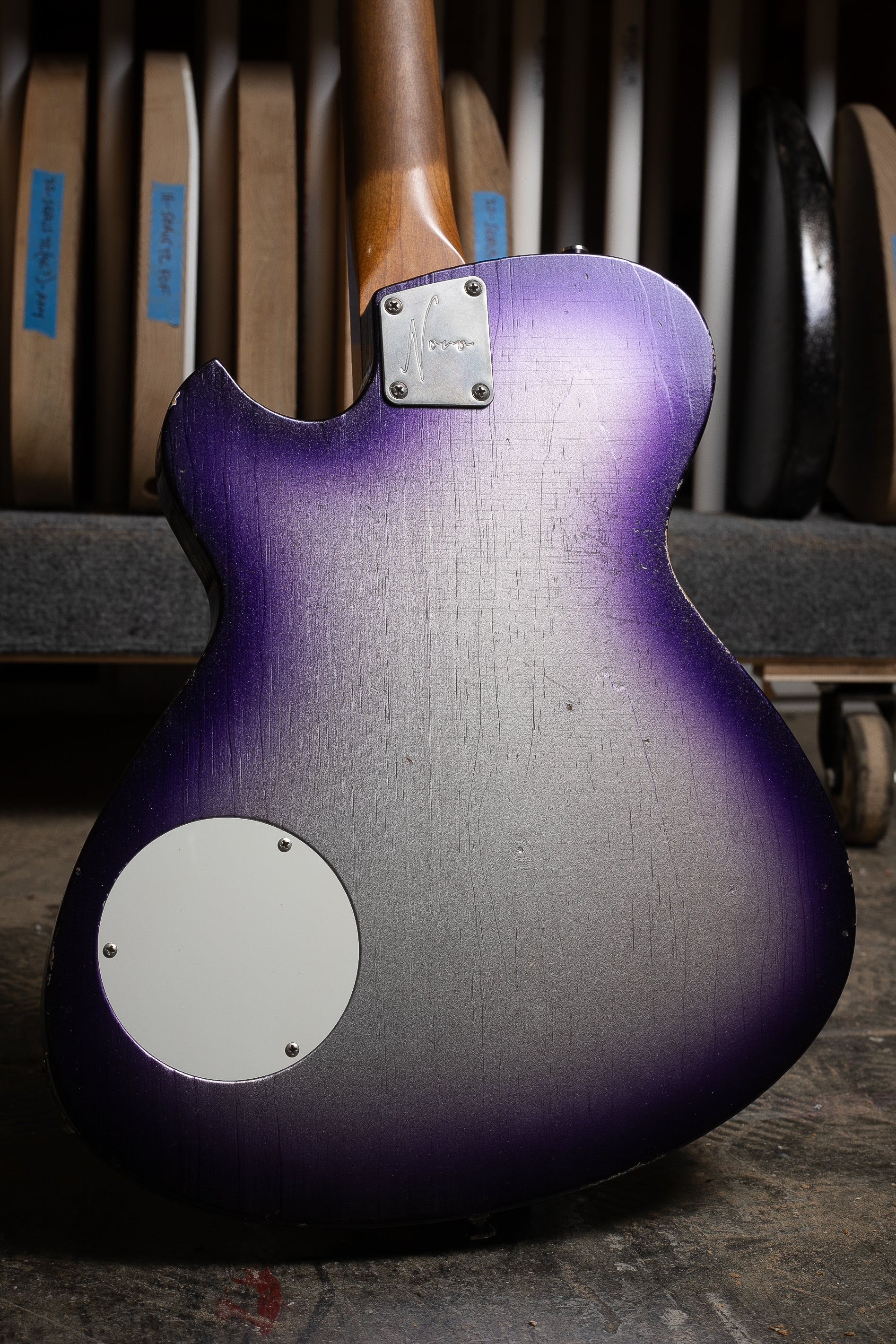 Novo Solus F2 LTD in Purple Stranger Burst – Novo Guitars