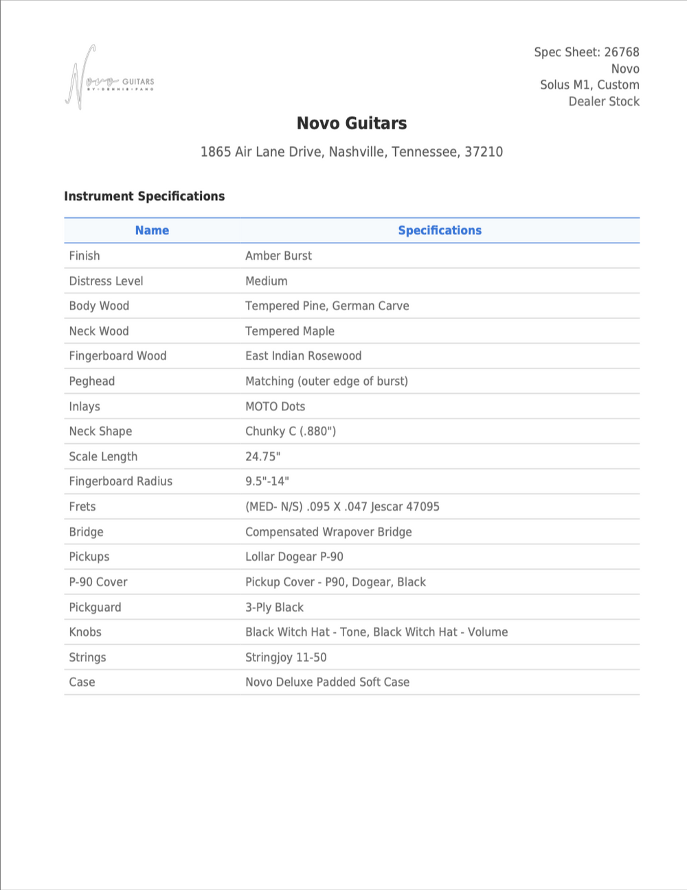 SOLUS M1 - Custom - Amber Burst | Dealer Stock