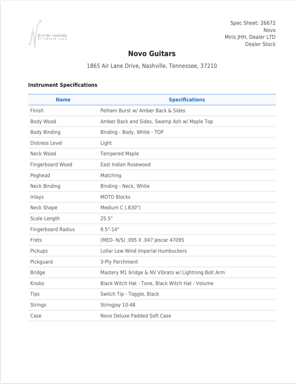 MIRIS J - Dealer LTD - Pelham Burst | Dealer Stock